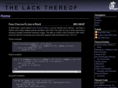 thelackthereof.org