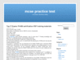 mcsepracticetest.com