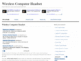 wirelesscomputerheadset.net