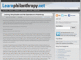learnphilanthropy.com