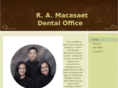 macasaetdental.com
