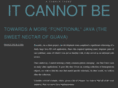 itcannot.be