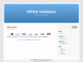 hipaavalidation.com