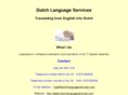 dutchlanguageservices.com