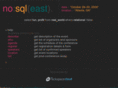 nosqleast.com