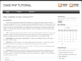 cakephptutorial.net