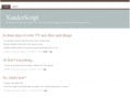 xanderscript.com