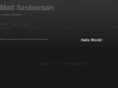 mattszob.com