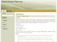 sampleresumeobjective.net