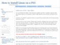 howtoinstallps3linux.info