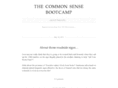 commonsensebootcamp.com