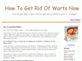 howtogetridofwartsnow.com