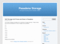 pasadenastorage.net