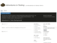 adventuresinsoftwaretesting.net