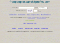 freepeoplesearch4profits.com