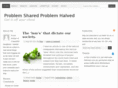 problemsharedproblemhalved.com