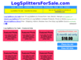logsplittersforsale.com