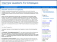 interviewquestionsforemployers.net