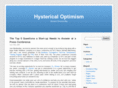 hystericaloptimism.com