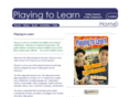playingtolearn.org