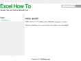 excelhowto.org