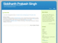 siddharthprakashsingh.com