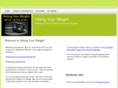 hittingyourweight.com