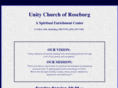 unityofroseburg.org