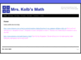 kolbmath.com