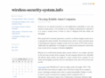 wireless-security-system.info