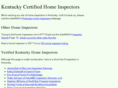 kyhomeinspector.com
