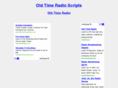 oldtimeradioscripts.org