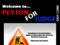peyton4judge.com