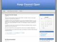 keepcouncilopen.com