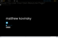 matthewkovinsky.com