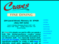 cravesfinedining.com