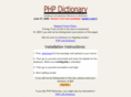 phpdictionary.com