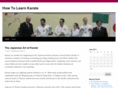 howtolearnkarate.info
