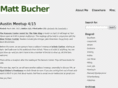 mattbucher.com