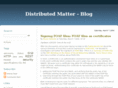 distributedmatter.net