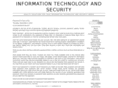 informationtechnologyandsecurity.net
