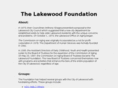 thelakewoodfoundation.org