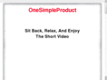 onesimpleproduct.com