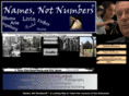namesnotnumbers.org