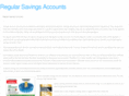 regularsavingsaccounts.info