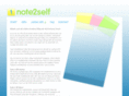 note2self.se