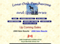 loneoakpercherons.com