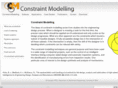 constraintmodelling.org