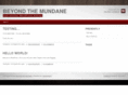 beyondthemundane.com
