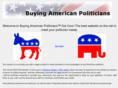 buyingamericanpoliticians.com